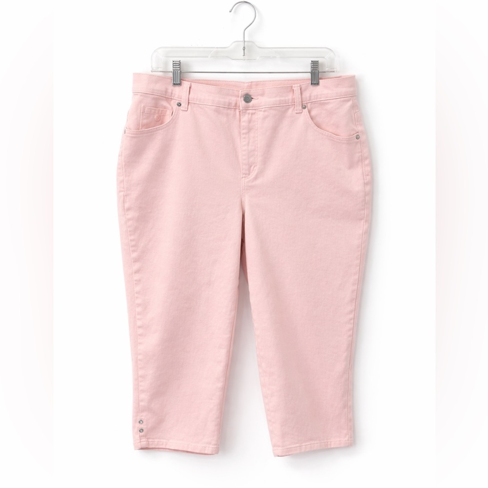 Gloria Vanderbilt Light Pink Ankle Jeans